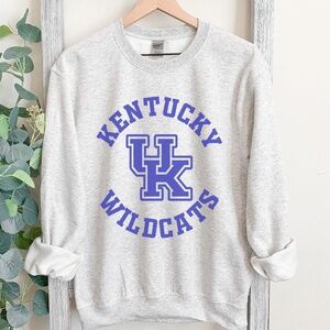 Vintage Kentucky Wildcats sweatshirt-Unisex sizing-Classic Gray- College